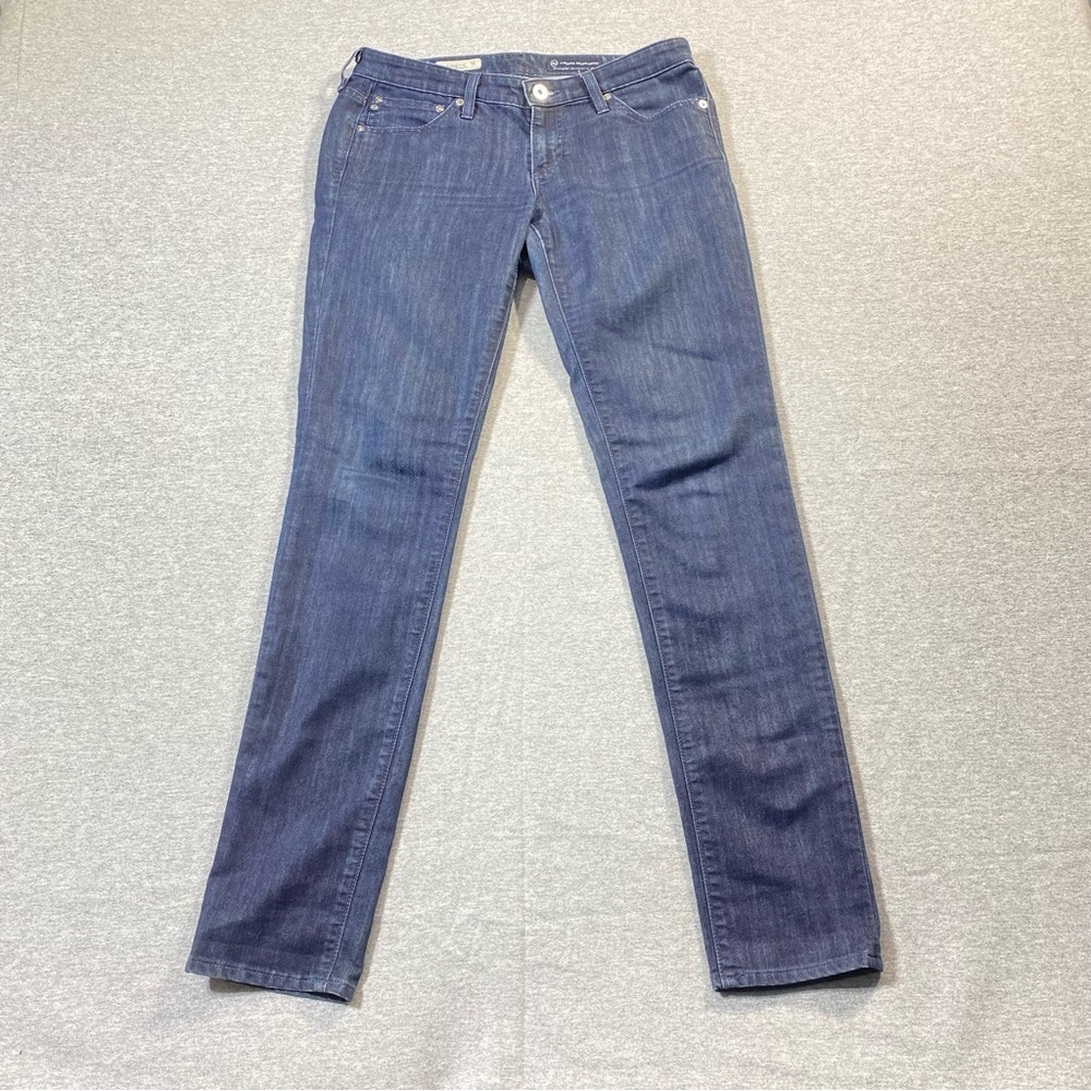 AG Legging Ankle Jeans Women's 28R Blue Super Skinny Low Rise Stretch Denim